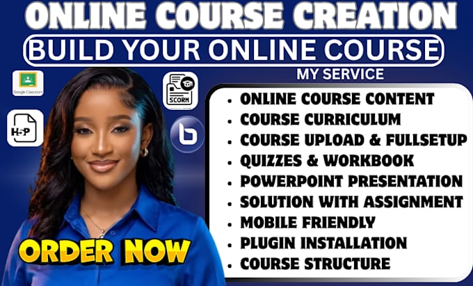 create moodle course content, setup, curriculum, quizzes, h5p and scorm courses