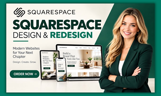 revamp, edit, build, refresh, design, redesign, develop squarespace website