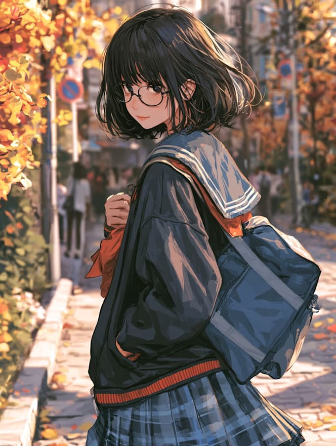 draw anime character illustration