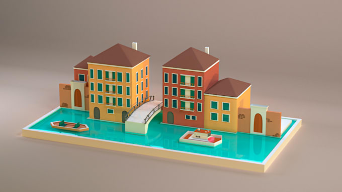 get game ready low poly 3d models for unity and unreal