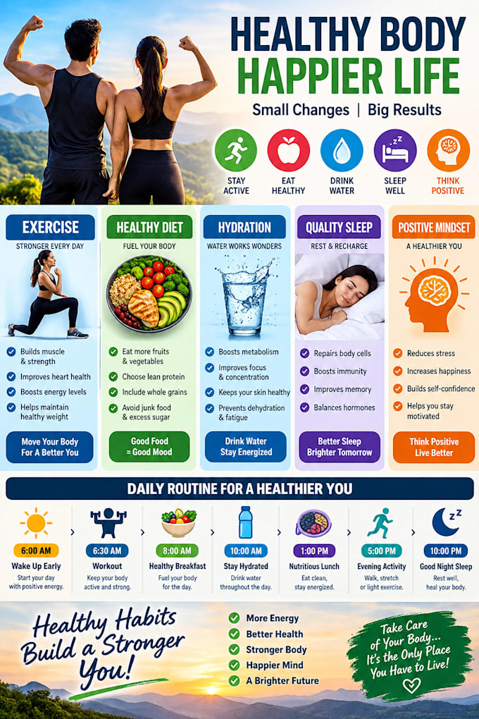 design custom fitness infographics