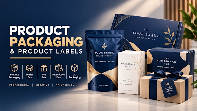 product packaging, box, mailer, subscription and gift box design