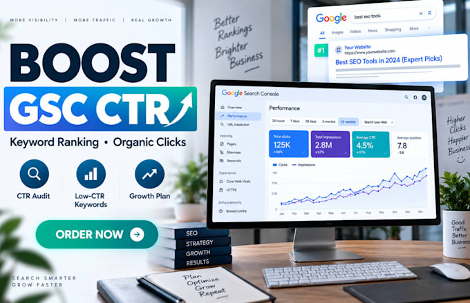 optimize google search console CTR keyword ranking serp and organic clicks