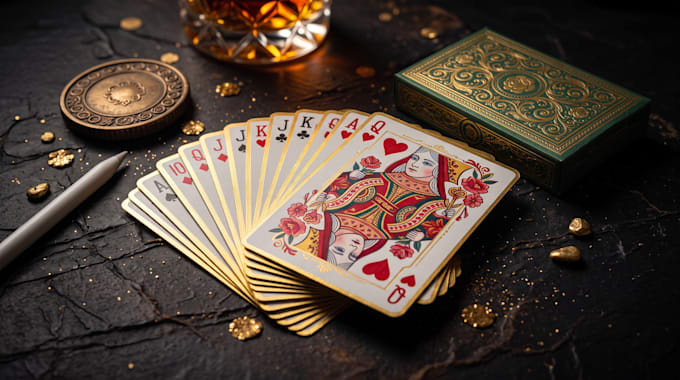 design custom playing cards, card game and deck artwork