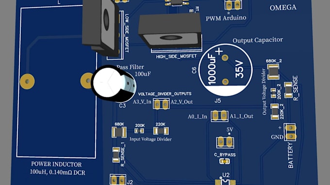 design pcb, circuit schematic and pcb layout in easy eda