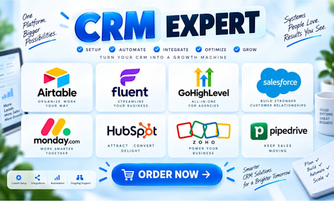 custom crm software developer, airtable crm, softr webapp, fluent crm automation