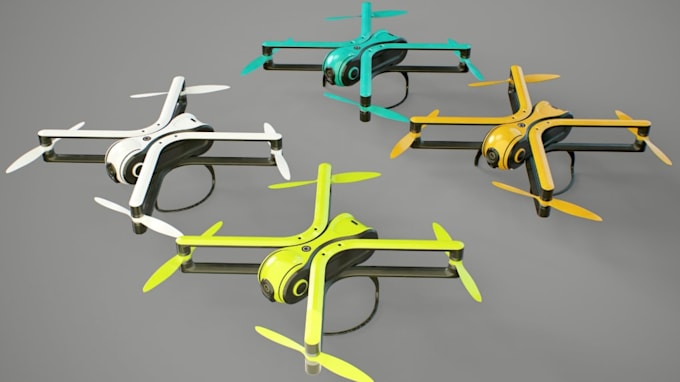 generative3d uav design,quadcopter,lightweight airframe,rc fpv,mini,racing drone