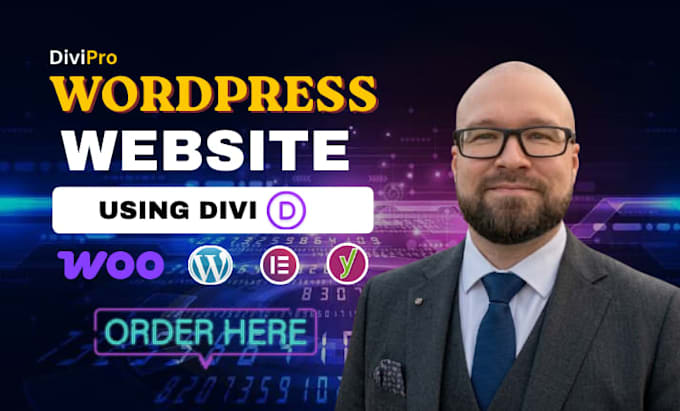 build a responsive divi wordpress website using divi theme and builder