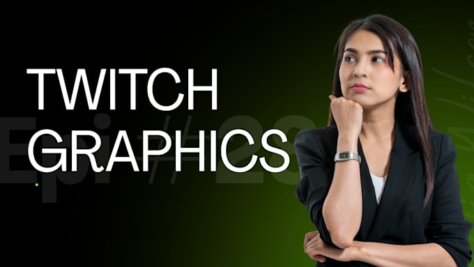 design a custom twitch overlay, logo and complete stream graphics