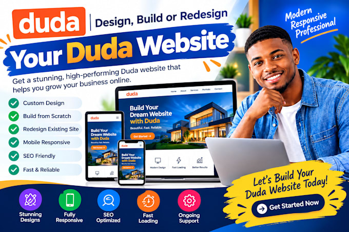 design, build or redesign your duda website