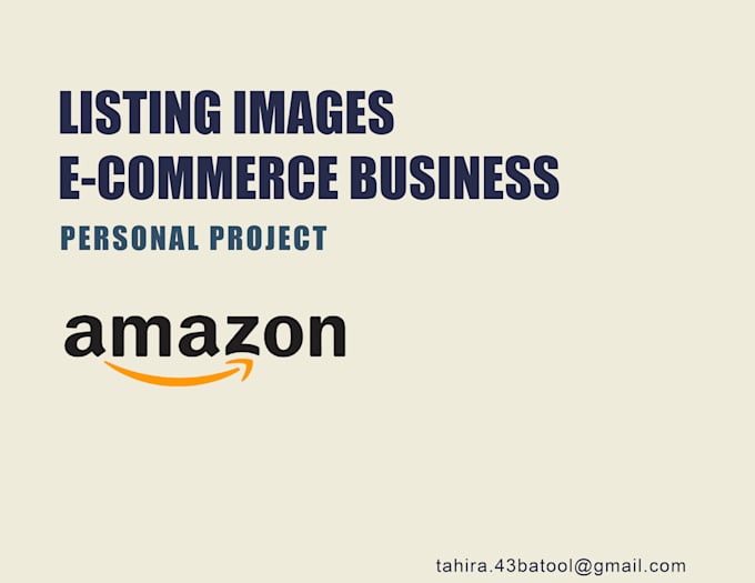 do listing images for amazon