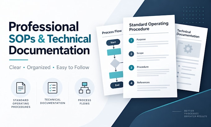 create professional sops and technical documentation
