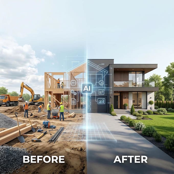 create ai construction and renovation timelapse videos