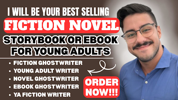 ghostwrite your fiction novel, storybook or ebook for young adults