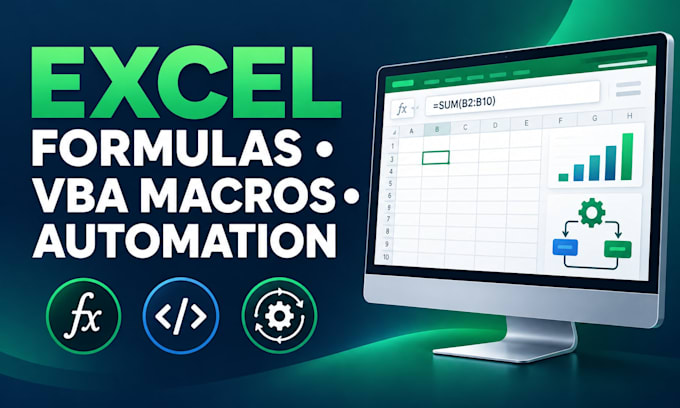 create and fix excel formulas, spreadsheets and macros