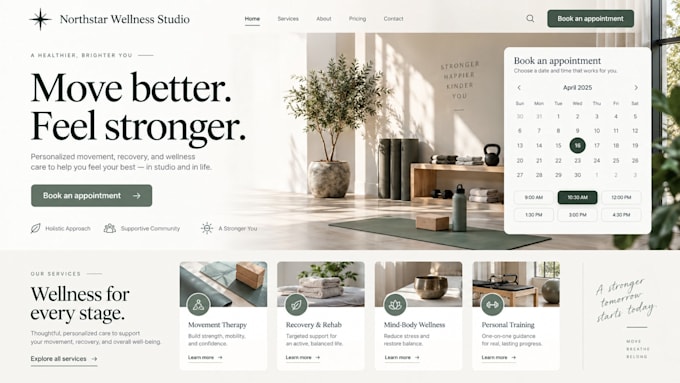 design a custom booking website for your business