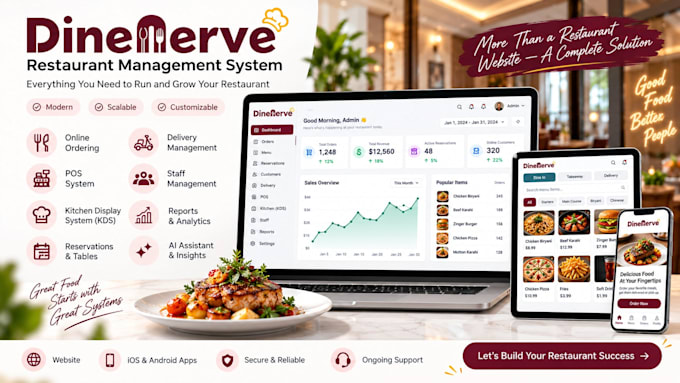 build a custom restaurant management system