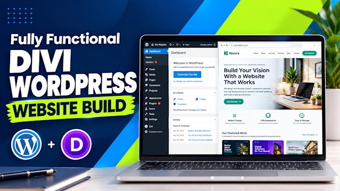build divi wordpress website divi 5 divi builder divi customization design
