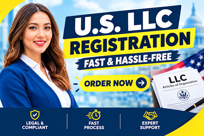 register a US llc with ein and business address