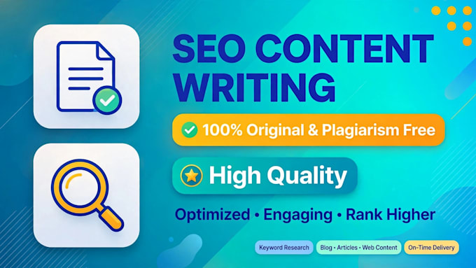 write SEO optimized website content