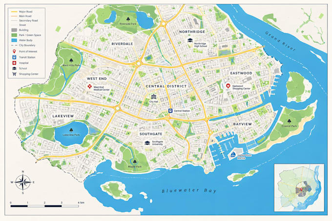 create a custom vector map in svg, ai, eps and PDF