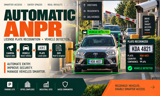 develop automatic license plate recognition and vehicle detection system