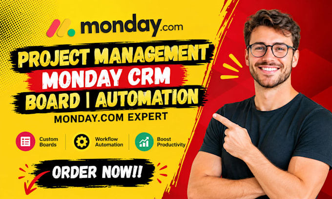build monday crm automation monday boards setup monday com expert