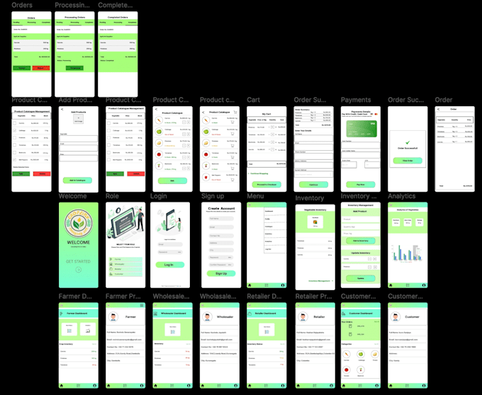 design a professional mobile app UI in figma