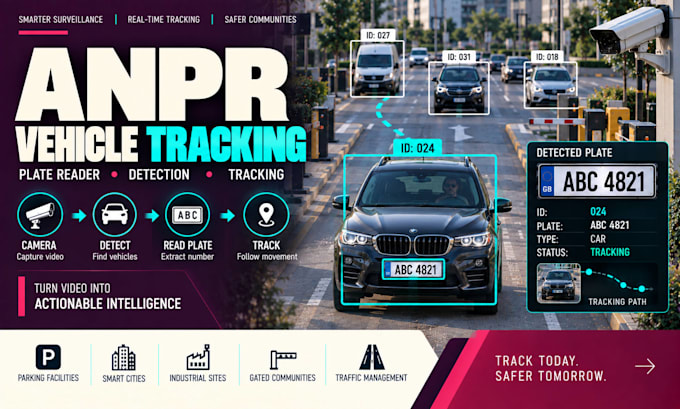 build anpr license plate reader vehicle detection and tracking software