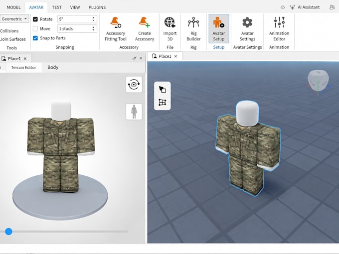 create custom 3d ugc roblox items, accessories and avatars