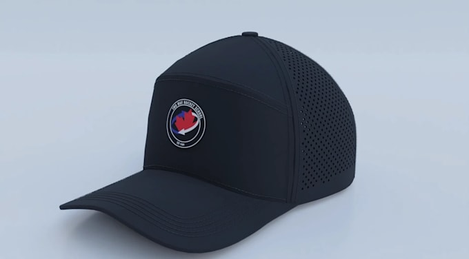 create custom 3d cap modeling realistic rendering product visualization
