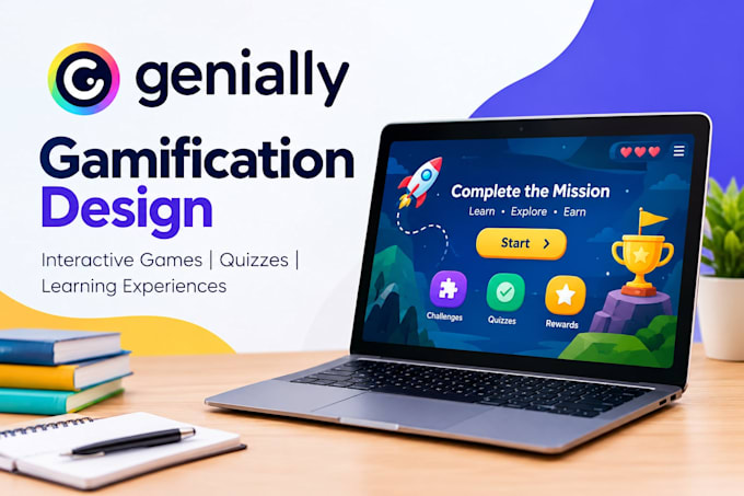 design interactive genially gamification games and learning experiences