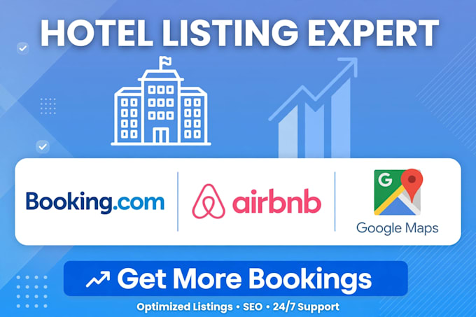 setup hotel listing on booking com airbnb google map