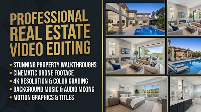 edit a professional real estate video