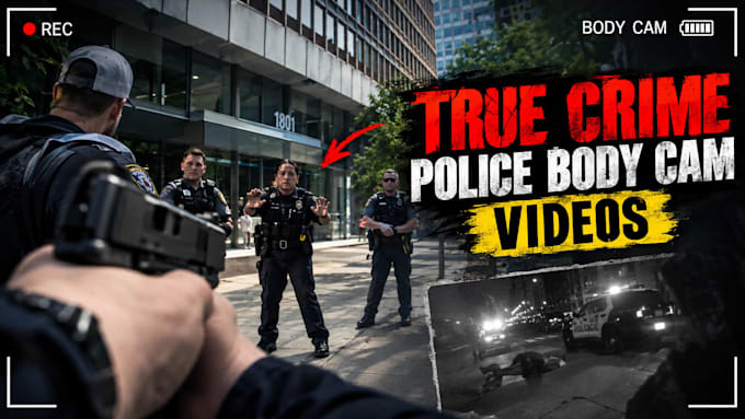edit true crime documentary and police bodycam videos for youtube