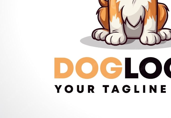 design unique dog paw logo