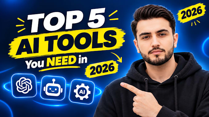 design eye catching youtube thumbnail