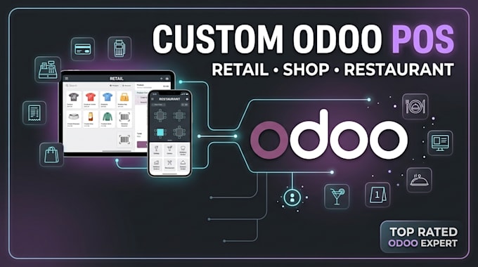 do odoo pos customization for shop, retail and restaurant