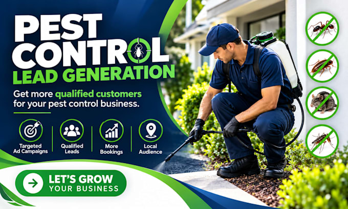 generate pest control leads marketing exterminator leads facebook google ads