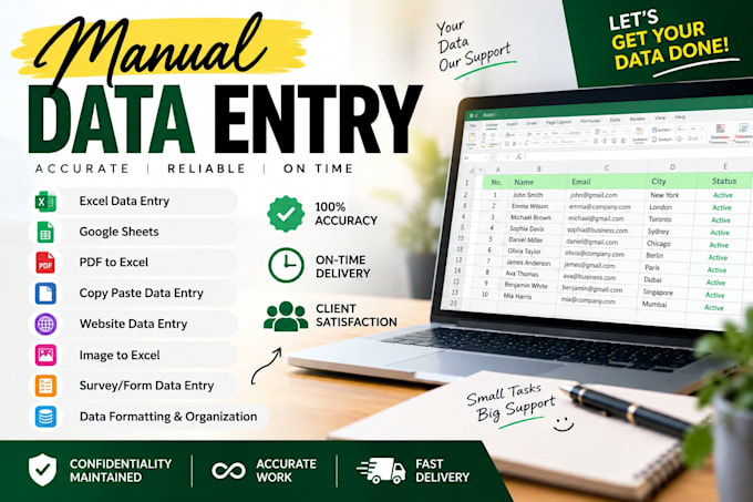 do manual data entry