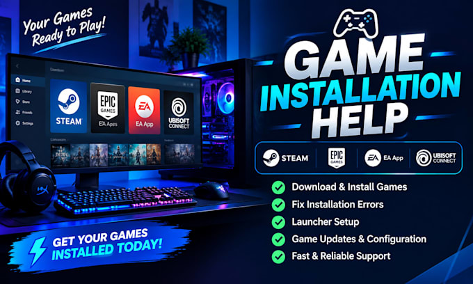 help you download and install PC games professionally