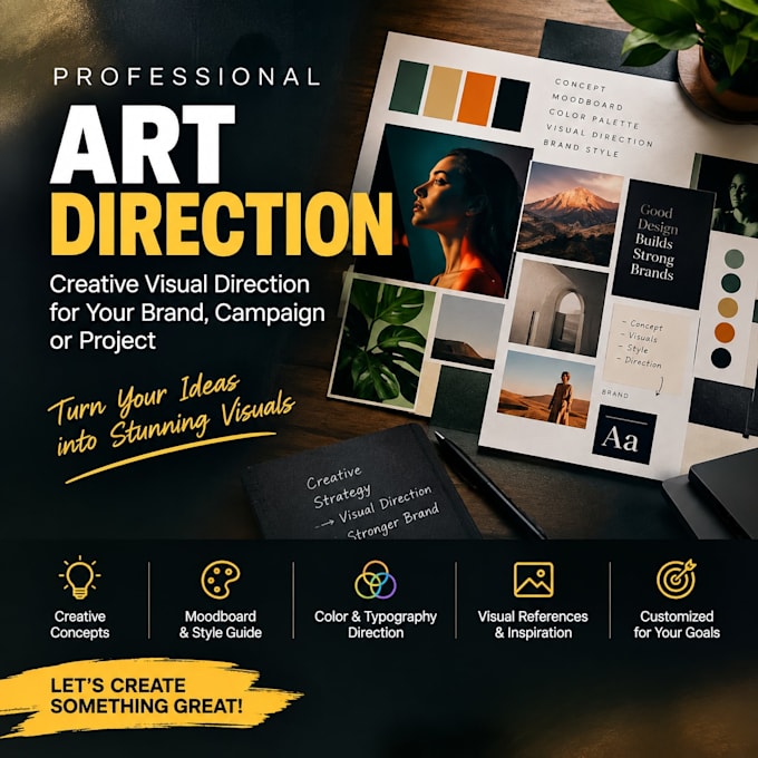 create professional art direction for your brand