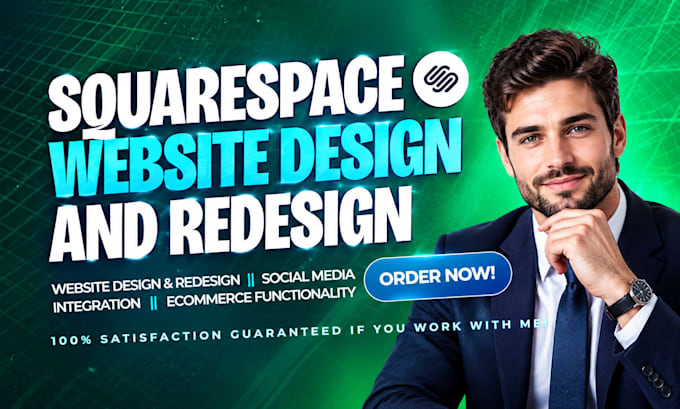 do squarespace website design, redesign squarespace, website development