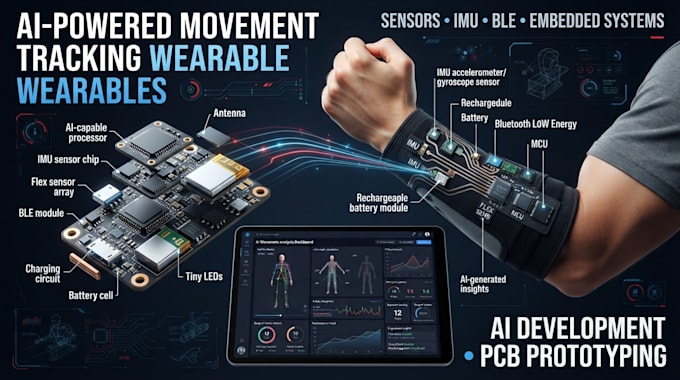 develop ai powered movement tracking wearables with sensors and embedded systems