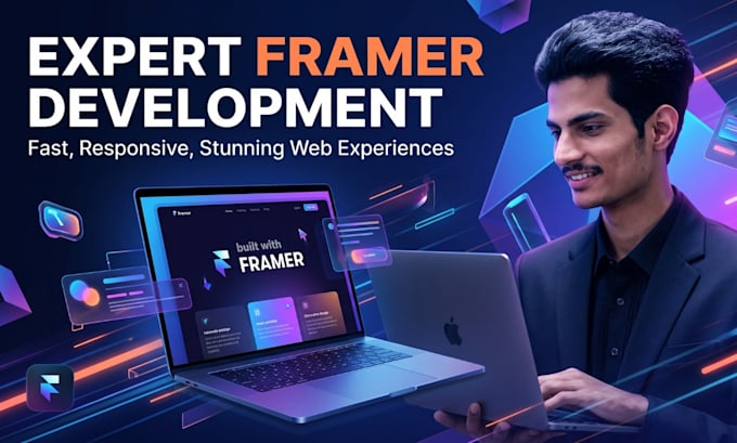 design and build a modern framer website template
