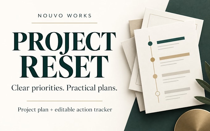 create a project plan with milestones and an action tracker