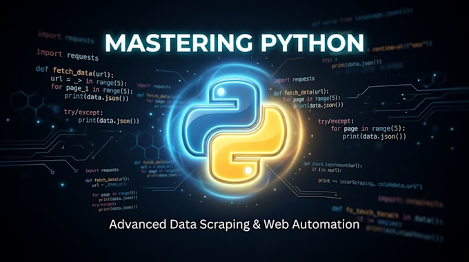write custom python scripts for automation or web scraping