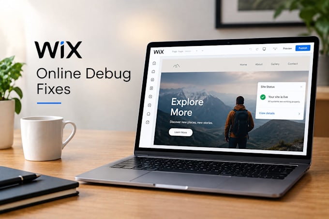 design, redesign, fix errors and customize your wix website