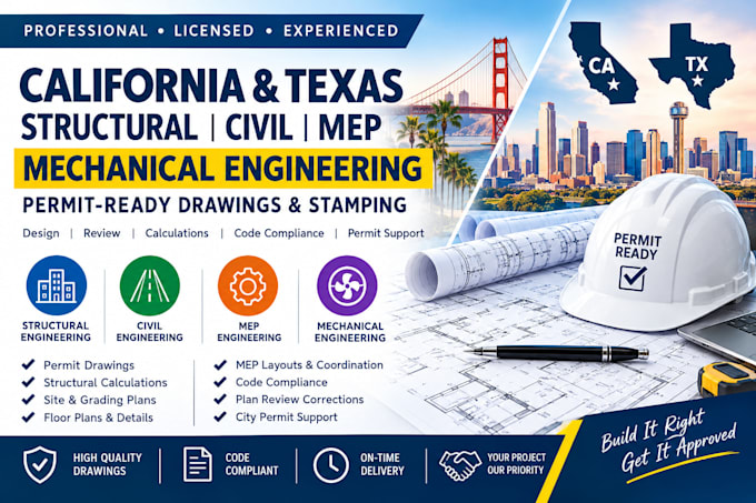 california florida structural civil mep engineer mechanical engineering permit