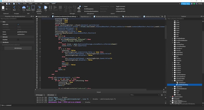 build custom roblox scripts, gameplay systems and luau mechanics